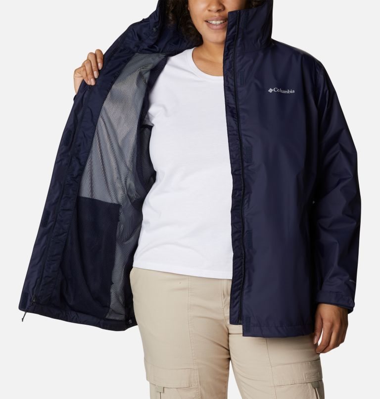 Jacheta Columbia Arcadia II Dama Bleumarin | Plus Size ZS9M8S07Z